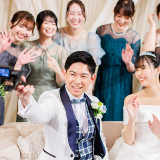 ゲストと歓談しながら、写真を撮ったりゆったりと