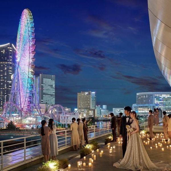 キラキラ輝くみなとみらいのベイエリアの夜景は格別です。