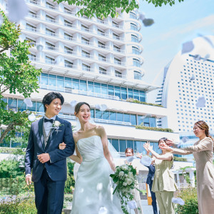 クイーンズパークにて写真撮影・挙式も可能♪|横浜ベイホテル東急の写真(51076711)