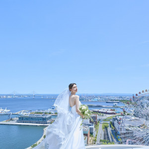 写真スポットがたくさんあるみなとみらいは、前撮り撮影も大人気|横浜ベイホテル東急の写真(51073687)