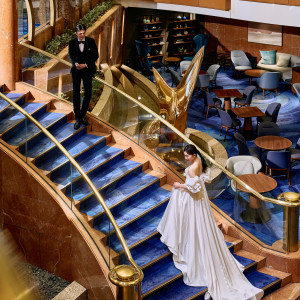 ロビーウエディング◇大階段を贅沢に貸し切りに!一流の挙式スタイル/~50名・立ち見もOK|横浜ベイシェラトン ホテル&タワーズの写真(52994602)