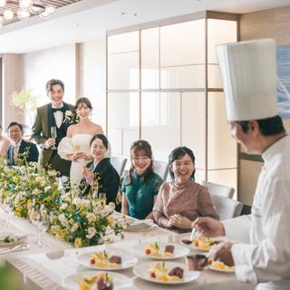 【少人数婚のお2人】スペシャリテ試食×感動のホテル挙式体験