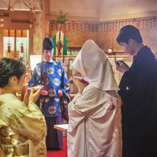 和装での厳かなお式が叶います