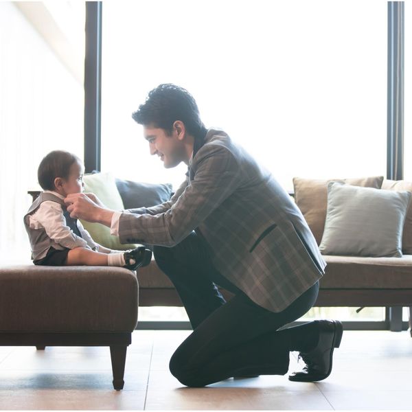 男の子はパパと同じタキシードで…一生に一度の「おそろい想い出コーデ」