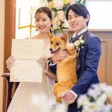 ワンちゃんと一緒の結婚式プランに！ペットシッター1名プレゼント♪