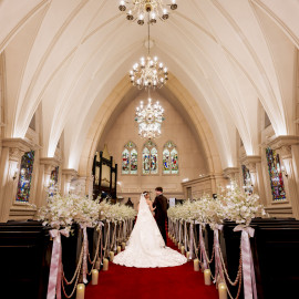 【*123万優待】本格大聖堂体験×豪華試食×ドレス着放題