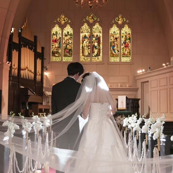 全天候型の当館は、オールシーズン同条件で結婚式が叶う