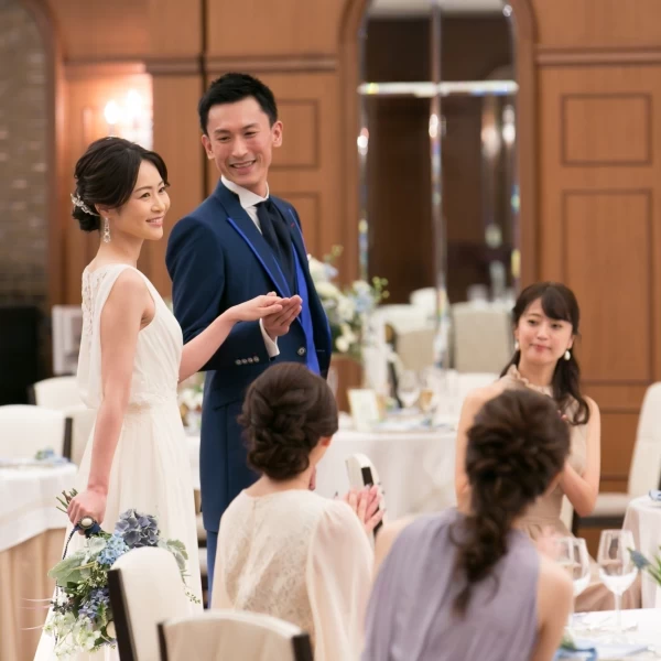 お人数様に応じた披露宴会場をご用意してお待ちしております♪
