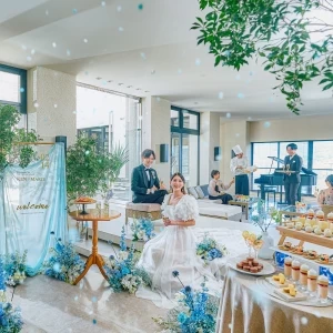自然光を感じながらのデザートブッフェも当館人気|ヴェルジェくらしき/FIVESTAR WEDDINGの写真(44505033)
