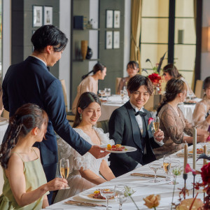 おふたりの特別な想いを込めた料理で、最上級のおもてなしを|ヴェルジェくらしき/FIVESTAR WEDDINGの写真(44505253)