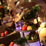 野菜を使った会場コーディネート