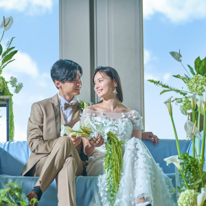 ため息が出るほど美しい風景が、二人のはじまりの舞台になる|鎌倉プリンスホテルの写真(51526397)