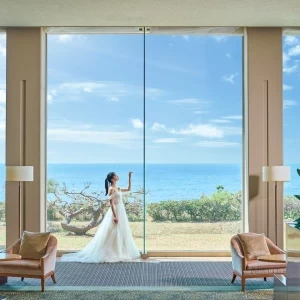 ＊7月プレミア*＊【最大90万特典＆国産牛試食】海一望の感動挙式体験！