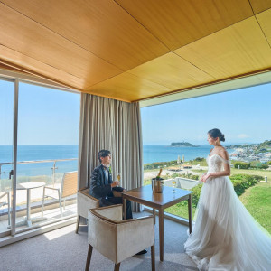 AM限定*美食×鎌倉の絶景チャペル×滞在型W*国産牛試食&憧れ花嫁体験