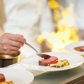 \ゲスト満足◎最上階貸切W/和洋中選べる美食3品コース*15特典