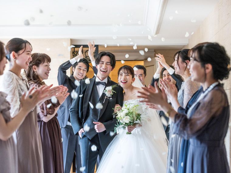【ホテルの美食でもてなす家族婚】プライベートウエディング