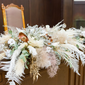 テーブル装花も家財からこだわってみては♪|コッツウォルズ（Bridal On Water COTSWOLDS）の写真(30711154)