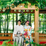 320余年の歴史を今に伝える由緒ある日本庭園。美しい景色の中、思い出に残る写真が撮影できます。