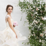 新作ドレス【Leaf for Brides】
一歩足を踏み出すたびになめらかでとろみのあるシフォンジョーゼットのスカートが優しく優雅なシルエット