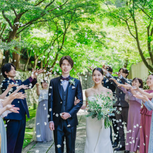 ガーデンでフラワーシャワー|SHOZAN RESORT KYOTO(SHOZANリゾート京都)の写真(43715144)