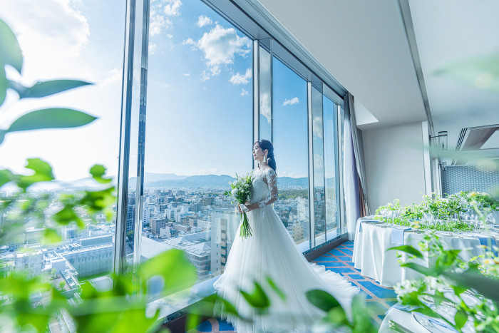 高さ60mからのさえぎるものがなく京都御苑や名所を望む景色
