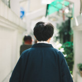 都心の小道を抜けると、吹き抜けのフェリシアテラスに繋がります。