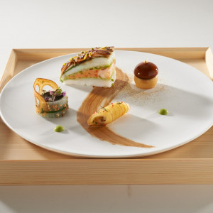国際料理コンクールで世界1位を獲得した魚料理。ここでしか食べられない美食でゲストにおもてなしを|軽井沢高原教会の写真(1505508)