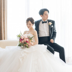 ふたりのために仕上げた一着。