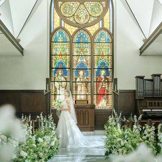 \憧れ花嫁必見/煉瓦×ステンドグラス挙式体験&試食*ギフト7万