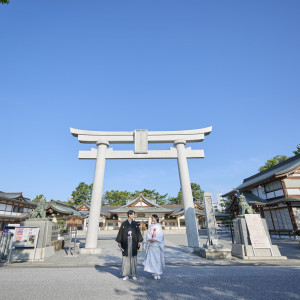 ～広島護国神社～ 400有余年の歴史を誇る広島城跡地に鎮座する神社美しき日本の花嫁を見守る厳かな神前式|リーガロイヤルホテル広島の写真(42822730)