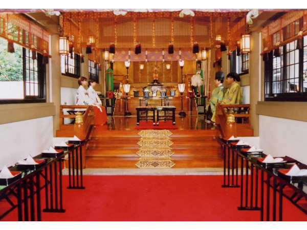 提携先の芝大神宮で神前挙式 ホテル インターコンチネンタル 東京ベイW