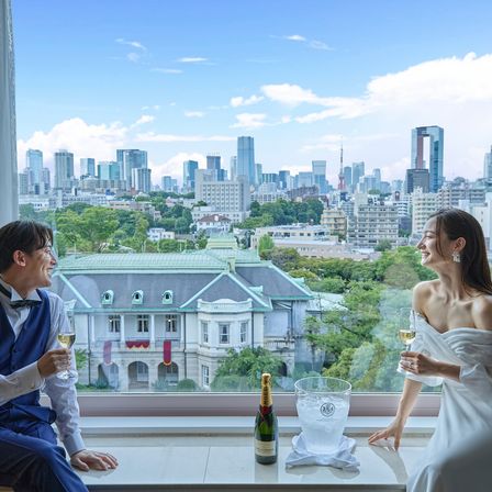 ホテルウエディングだからこそ叶う、ご宿泊。結婚式の前も後もゆったりと特別な時間をお過ごしいただけます。|グランドプリンスホテル高輪 貴賓館の写真(45193327)