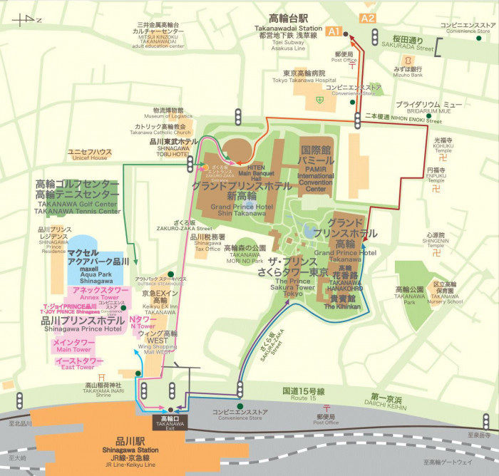 ■都営地下鉄浅草線 高輪台駅からも徒歩約3分でお越しいただけます。