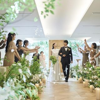 水族館年間パスポート付&試食◆緑の中で叶うチャペルW