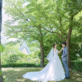 国内3泊ハネムーン特典付き×緑溢れるチャペル見学会&無料試食