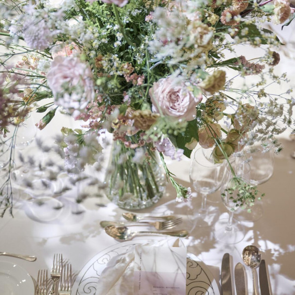 お2人の拘りをコーディネートに表現することも