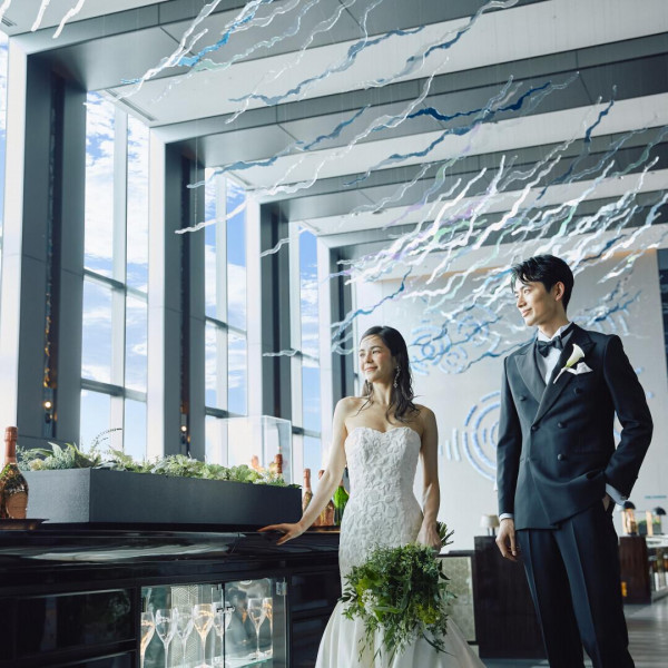 地上約130mの高さにある絶景と共に