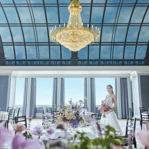 テーブルクロスやナフキンもアレンジ可能！おふたりらしい空間を一緒につくります。|グランドニッコー東京 台場の写真(55462238)