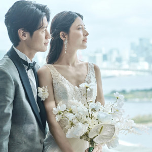 衣裳にあわせてブーケ・ブートニアにもこだわって。|グランドニッコー東京 台場の写真(55462156)