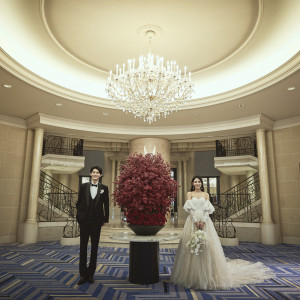 《ブライダルフェアではドレスサロンの見学も》ホテルオリジナルのウエディングドレスをはじめ、ドレスにもこだわれる|グランドニッコー東京 台場の写真(55460612)