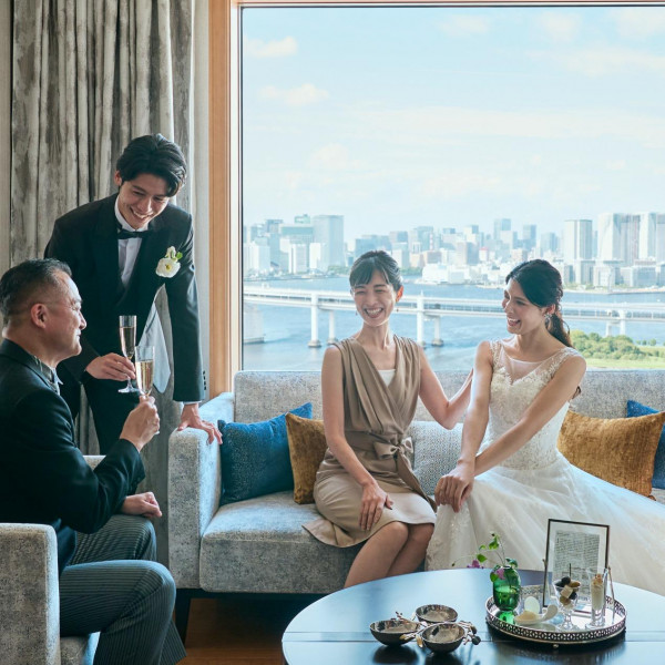 28階から望む東京の美景とともに和やかなお時間を