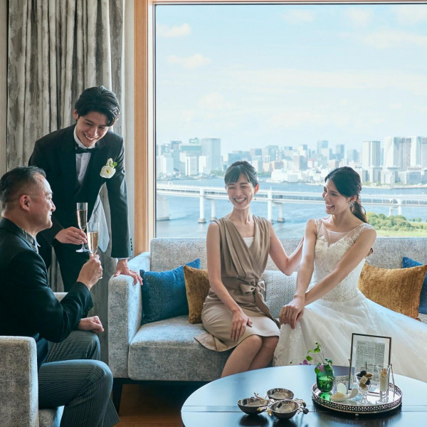 28階から望む東京の美景とともに和やかなお時間を