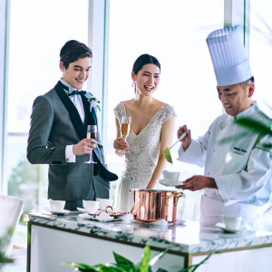 直前OK【連休BIG最終/最大135万優待】豪華試食×挙式&絶景体験