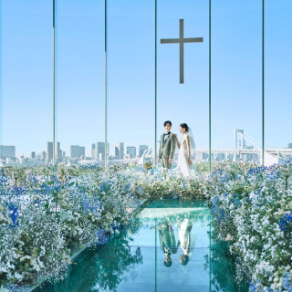 【当館人気NO.1】感動絶景チャペル&豪華試食体験×ドレス特典