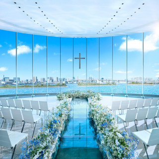 1件目来館特典としてチャペル挙式料50％OFF（220,000円のご優待◎）