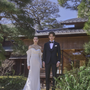 完全オリジナルドレスからトレンドを落とし込んだものまでこだわり抜いたドレスをラインアップ|八芳園の写真(47803352)