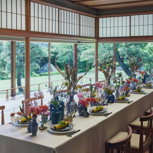 八芳園内の料亭「壺中庵」でご家族との温かいウエディングを|八芳園の写真(26793273)