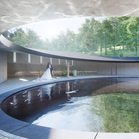 庭園に新しく誕生するCelebrationHall-The GARDEN-