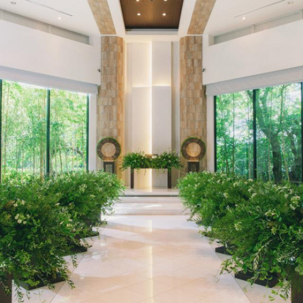 柔らかな自然の光に包まれる【Celebration Hall -The ORIENTAL-】