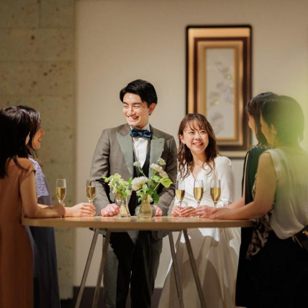 料理、サービス、設備などご披露宴と同じクオリティの二次会が可能